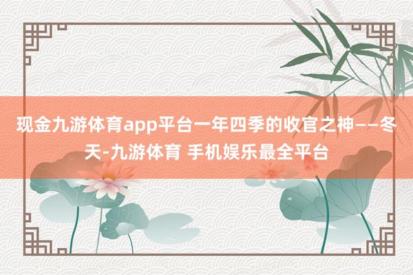 现金九游体育app平台一年四季的收官之神——冬天-九游体育 手机娱乐最全平台